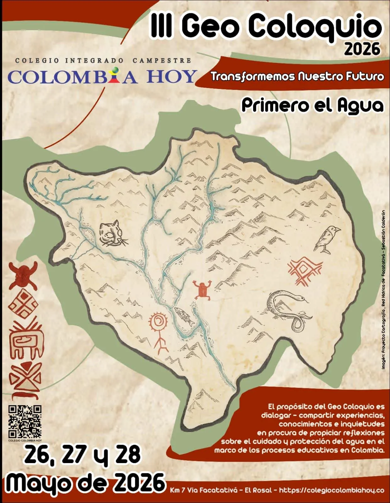 Invitación al III GeoColoquio 2026: Transformemos nuestro futuro, primero el agua