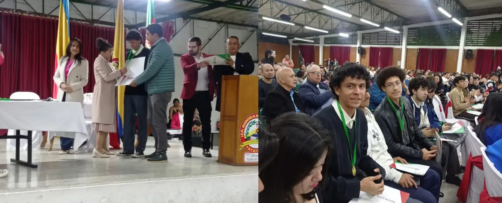 Tres Estudiantes del Colombia Hoy Condecorados por la Secretaría de Educación de Facatativá